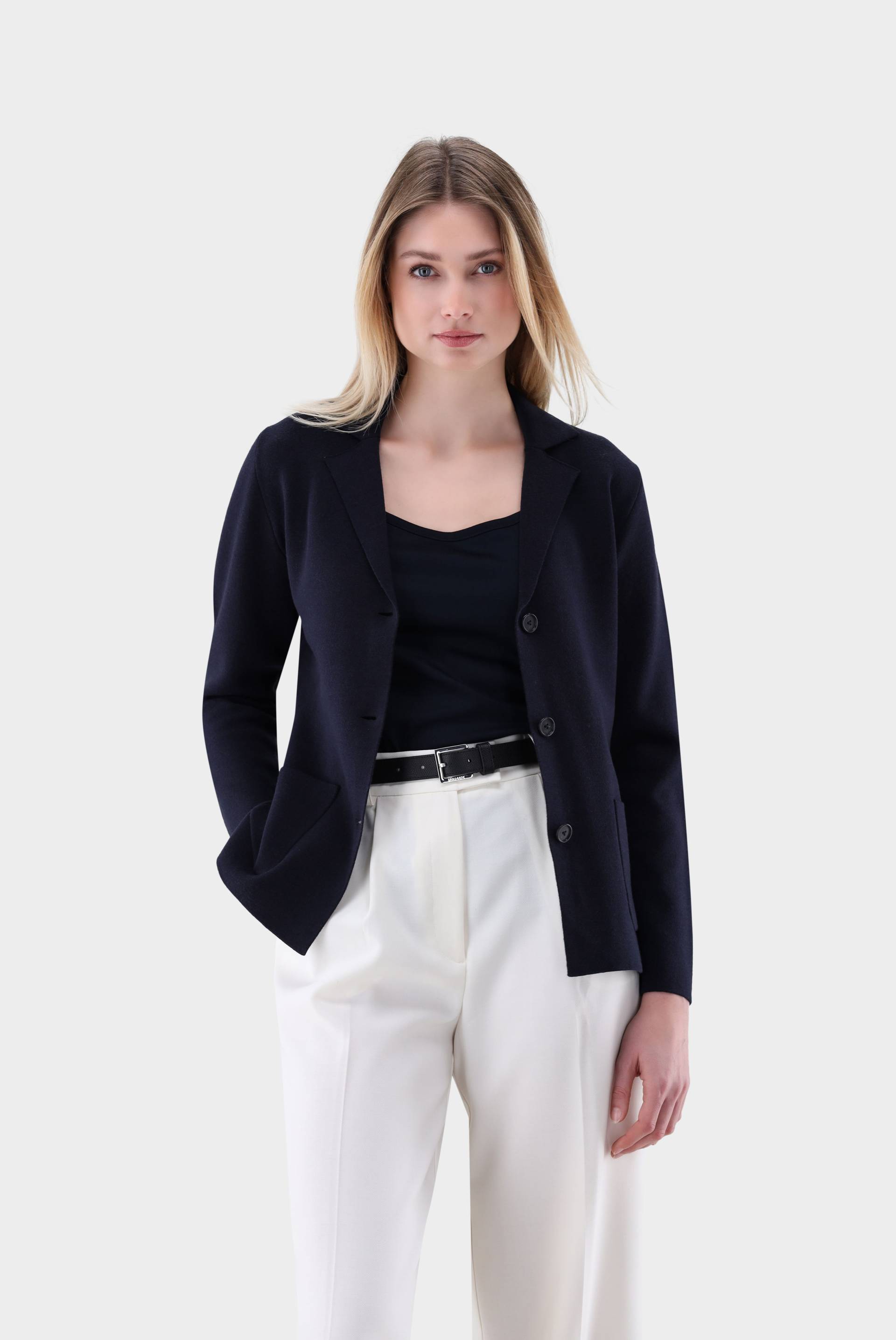 Blazer zweifarbig gestrickt von van Laack