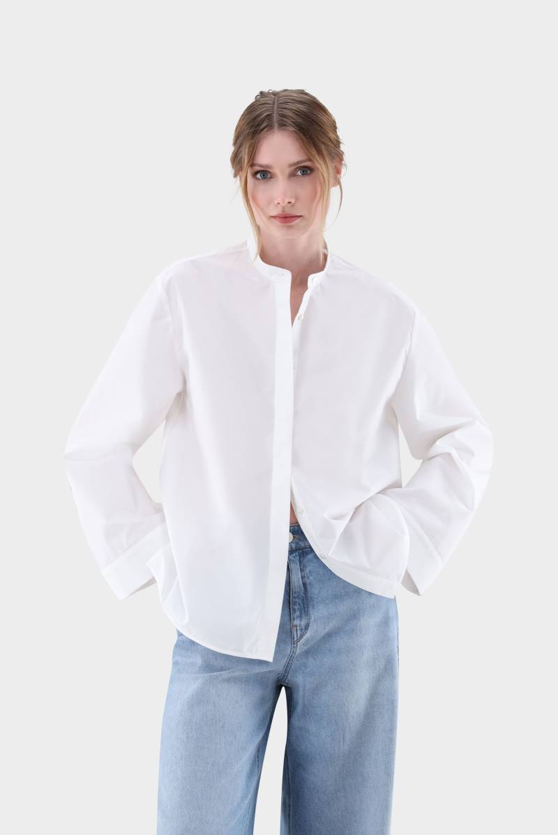 Bluse Oversized mit Stehkragen von van Laack