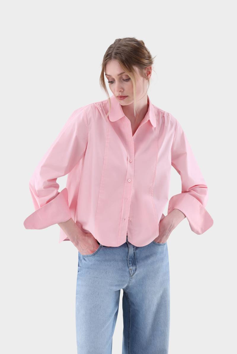 Bluse gecropped und mit lockerer Passform von van Laack