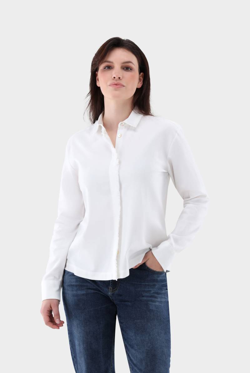 Boxy Fit Flannel Bluse mit Fischgrätmuster von van Laack
