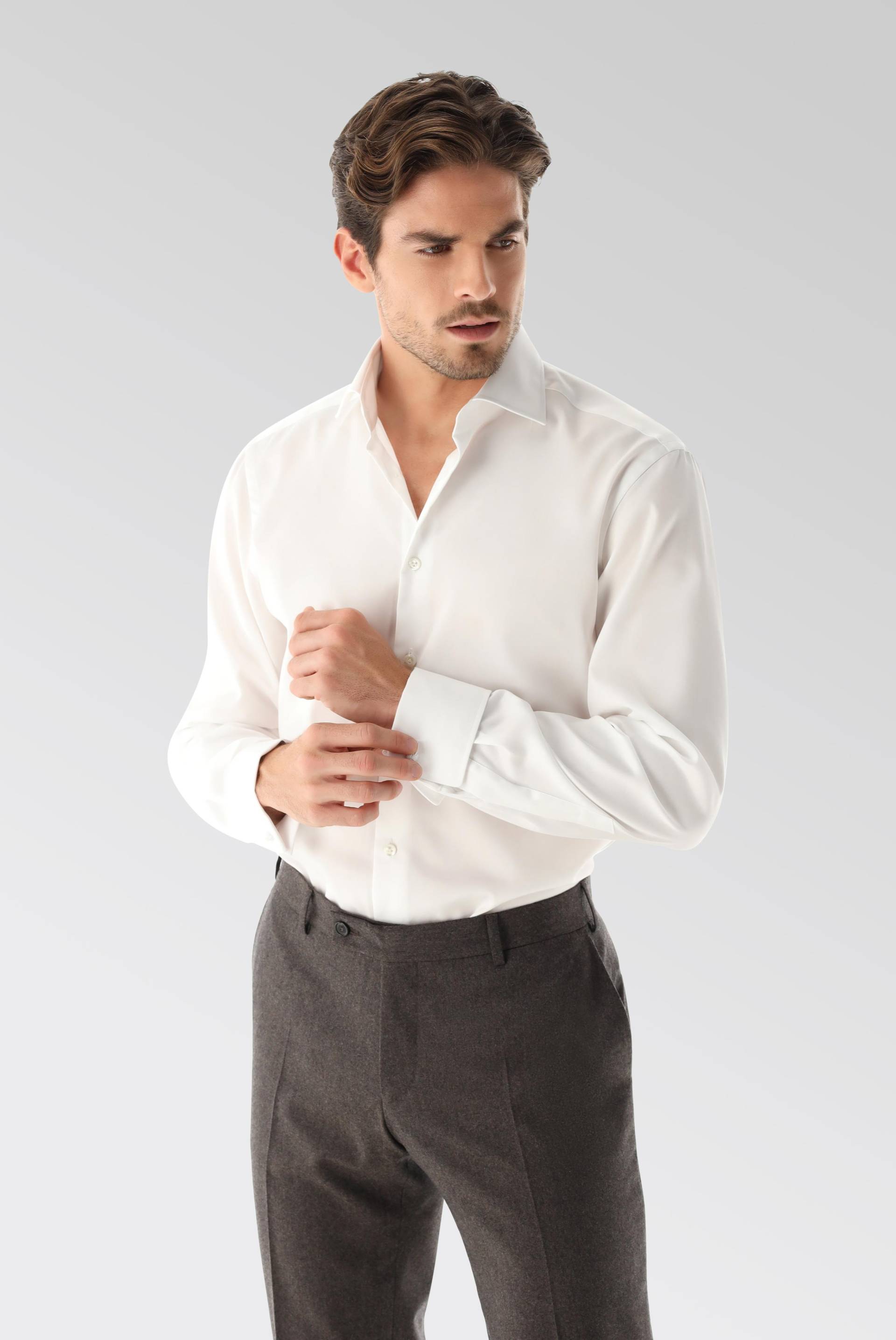 Bügelfreies Twill Hemd Tailor Fit von van Laack