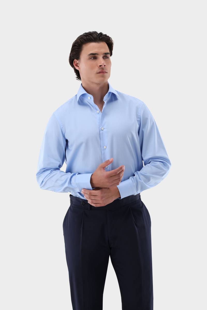 Businesshemd aus Baumwoll-Dobby Tailor Fit von van Laack