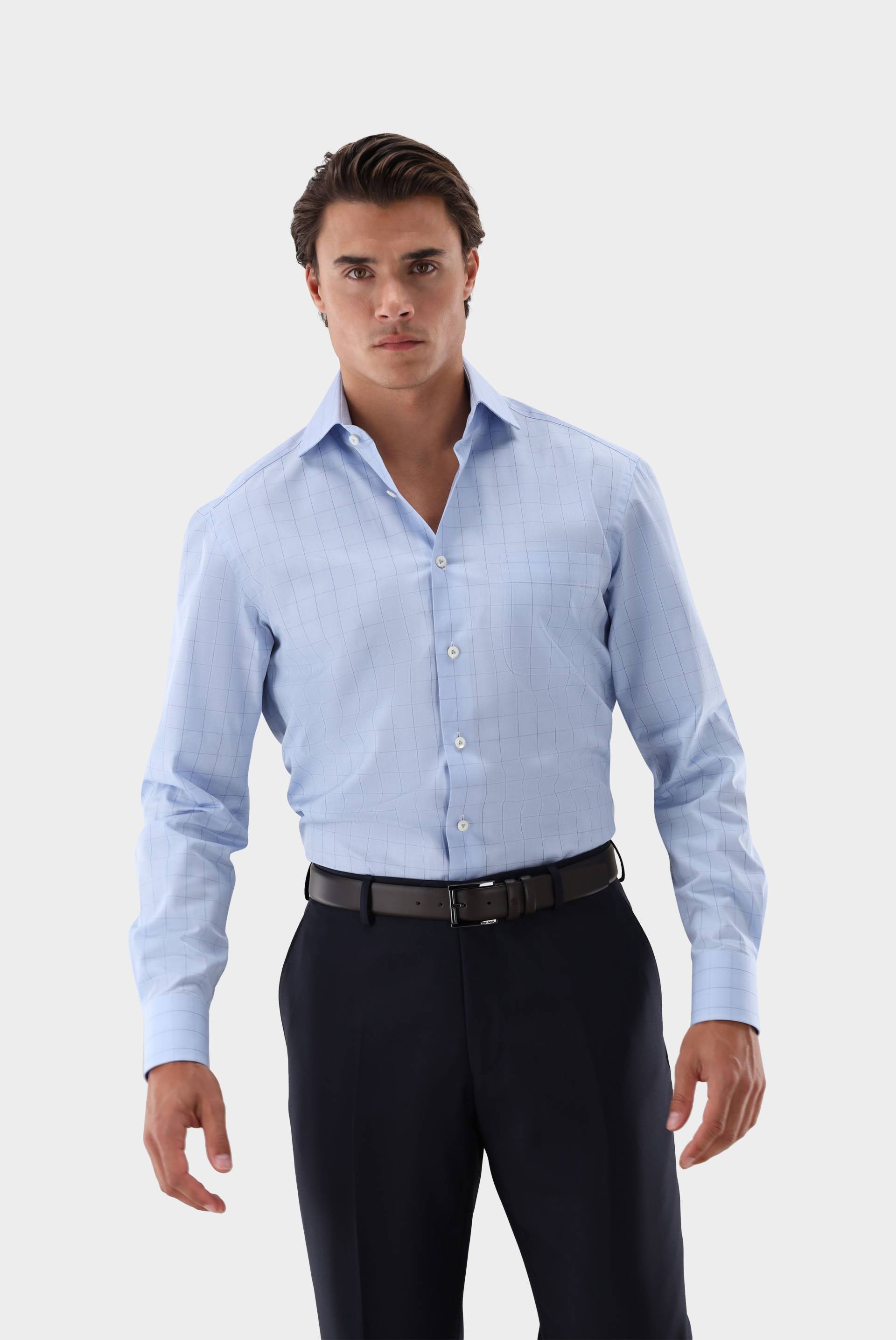 Businesshemd kariert Comfort Fit von van Laack