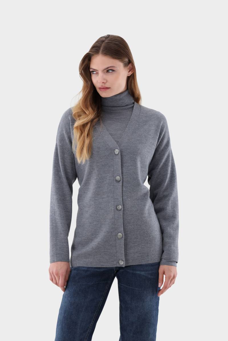 Cardigan oversized aus ultrafeiner Merinowolle von van Laack