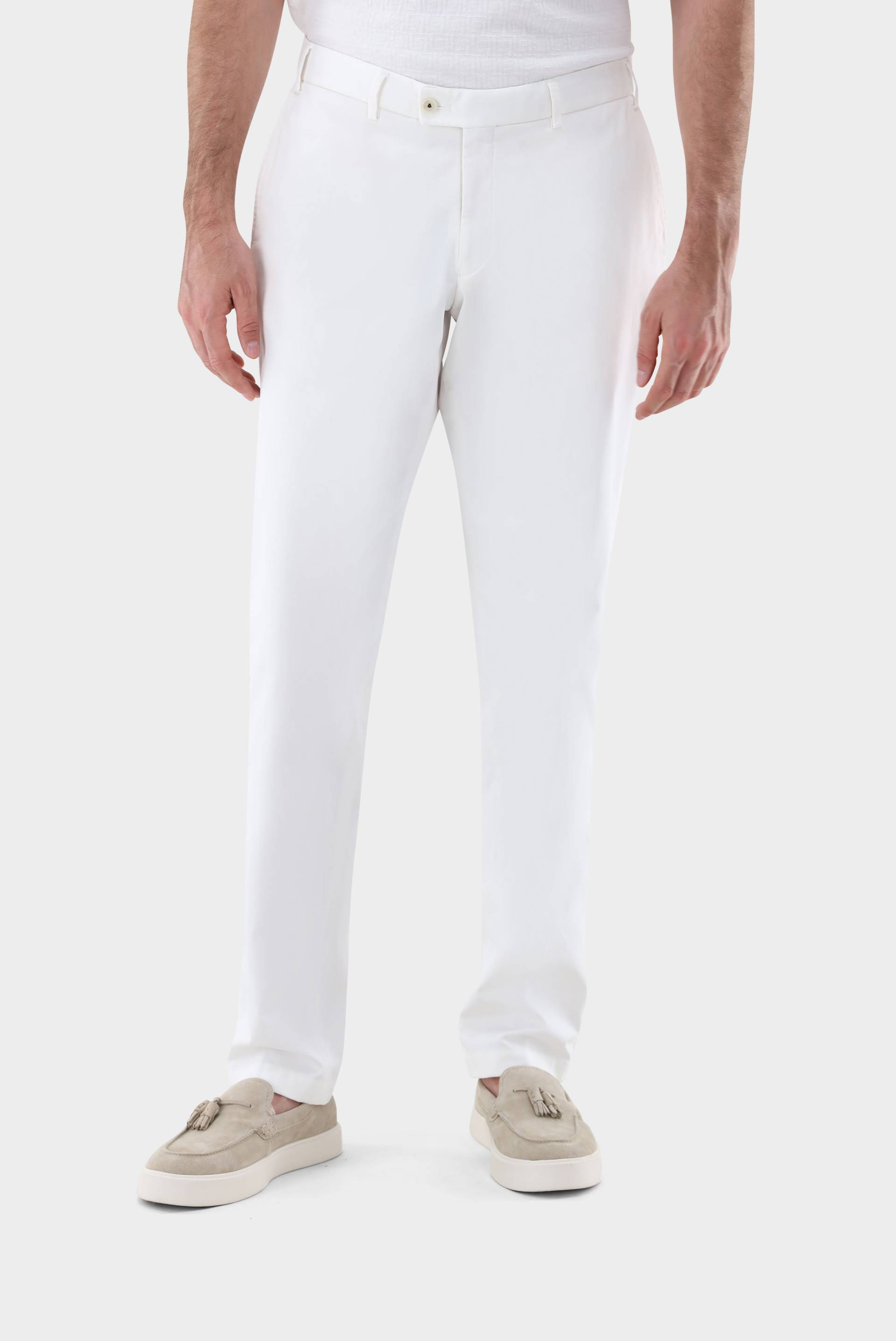 Chinohose mit Stretch Slim Fit von van Laack