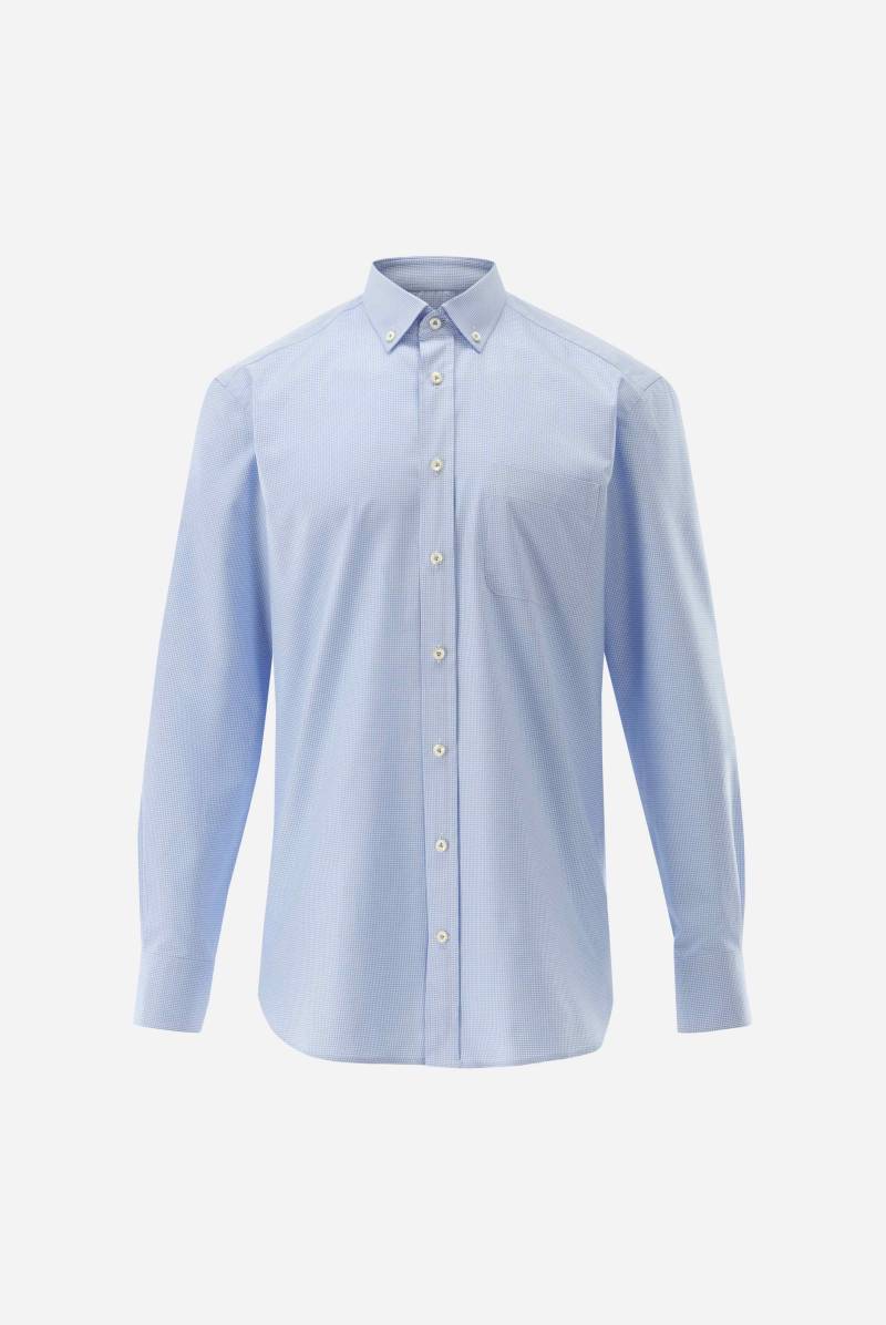 Dobby Hemd mit Button Down Kragen Comfort Fit von van Laack