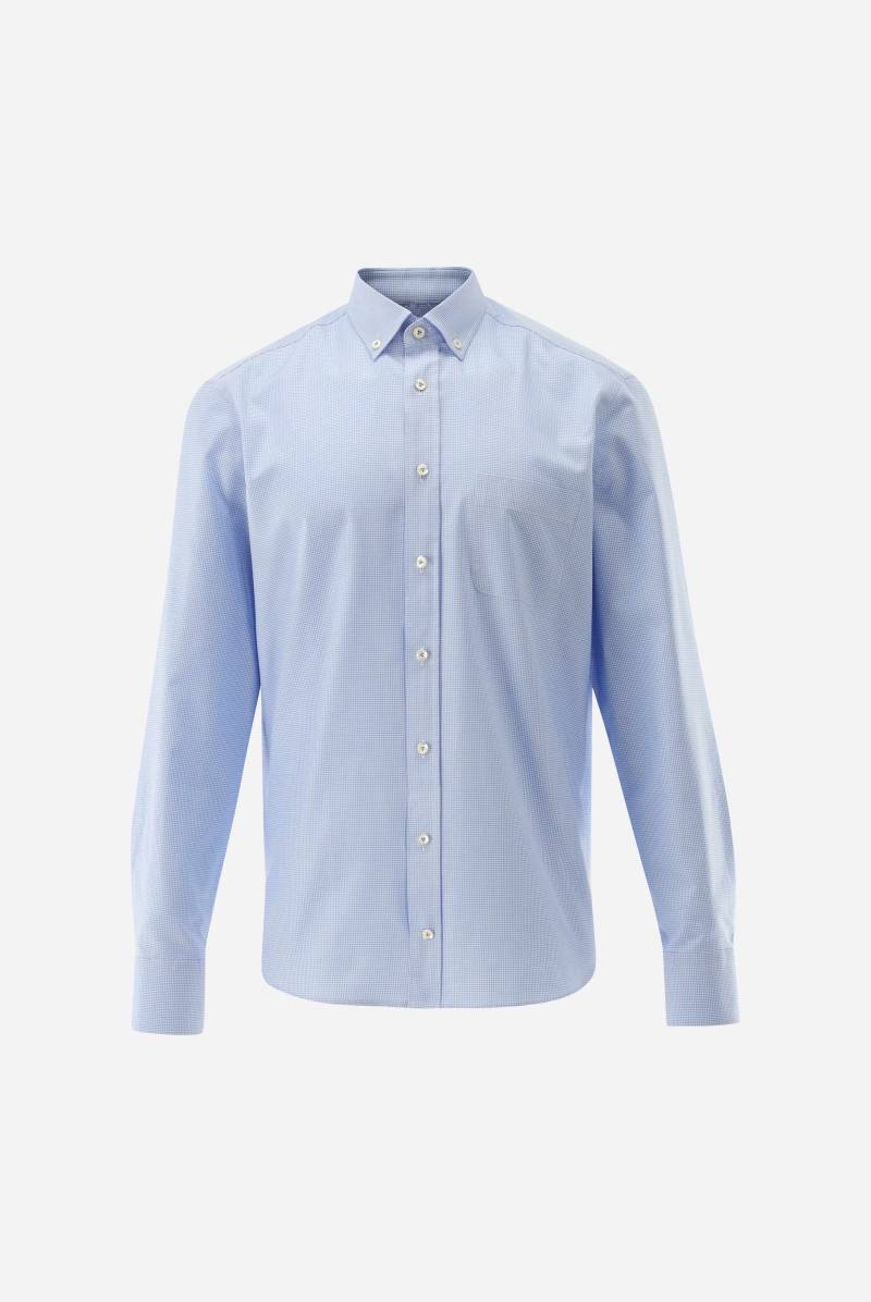 Dobby Hemd mit Button Down Kragen Tailor Fit von van Laack