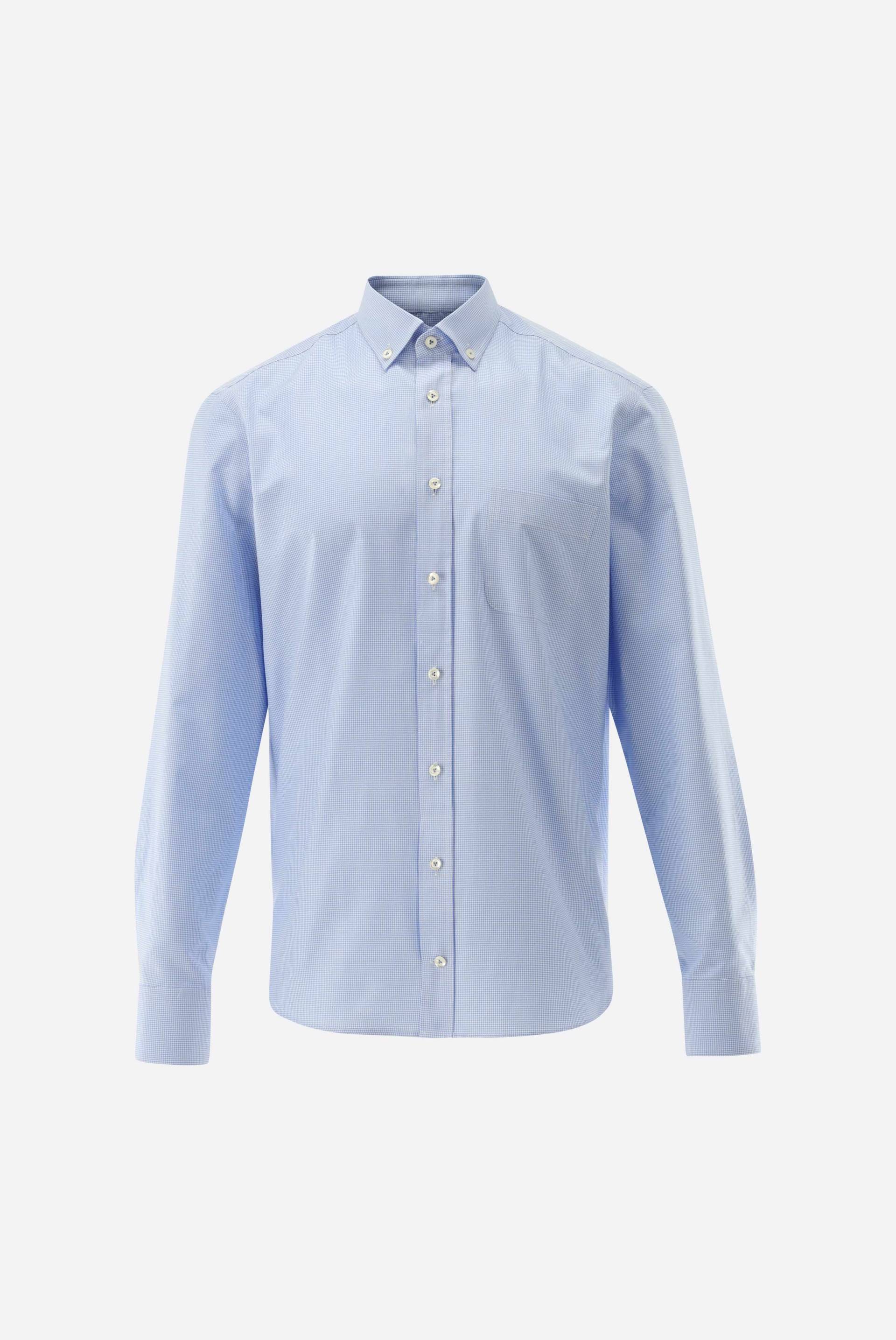 Dobby Hemd mit Button Down Kragen Tailor Fit von van Laack