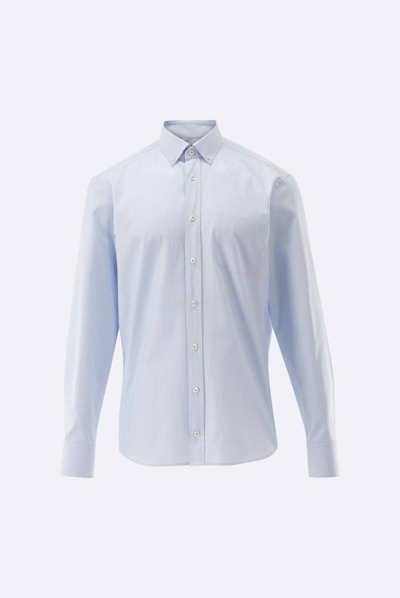 Dobby Hemd mit Button Down Kragen Tailor Fit von van Laack