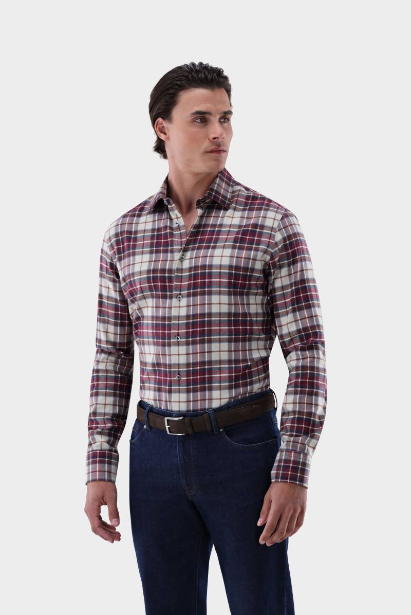 Flanellhemd kariert Tailor Fit von van Laack