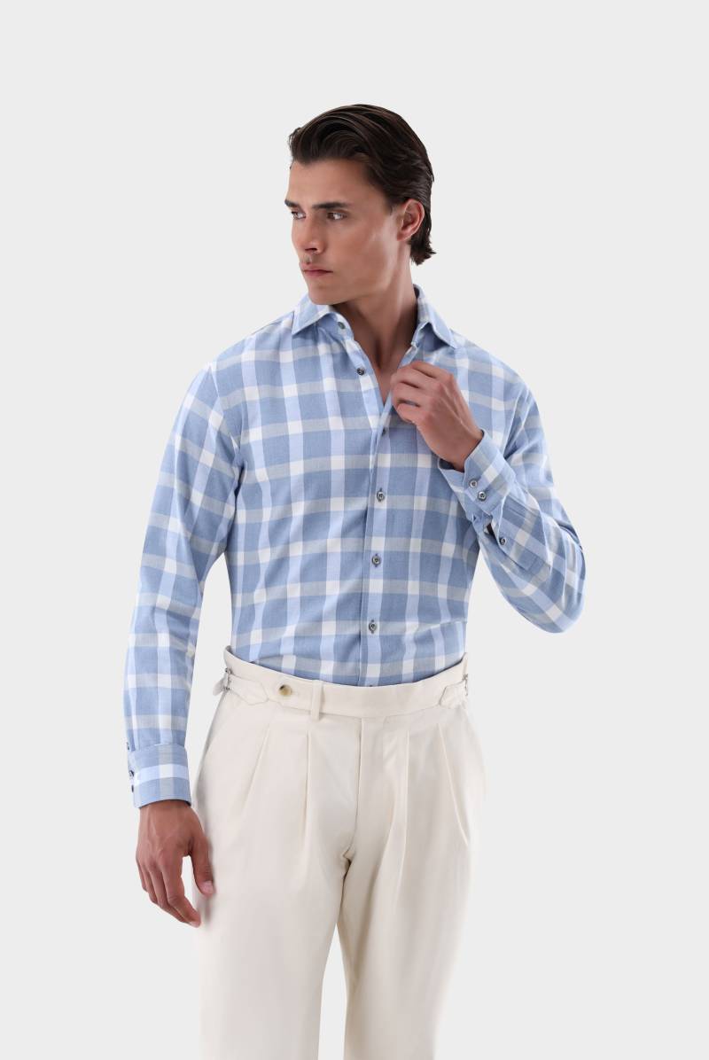 Flanellhemd kariert Tailort Fit von van Laack