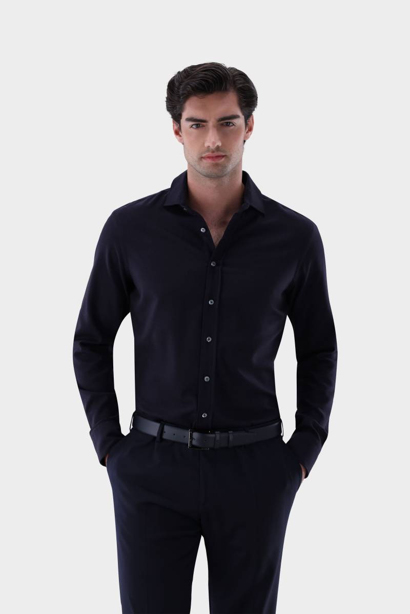 Flanellhemd mit Kontrast Tailor Fit von van Laack