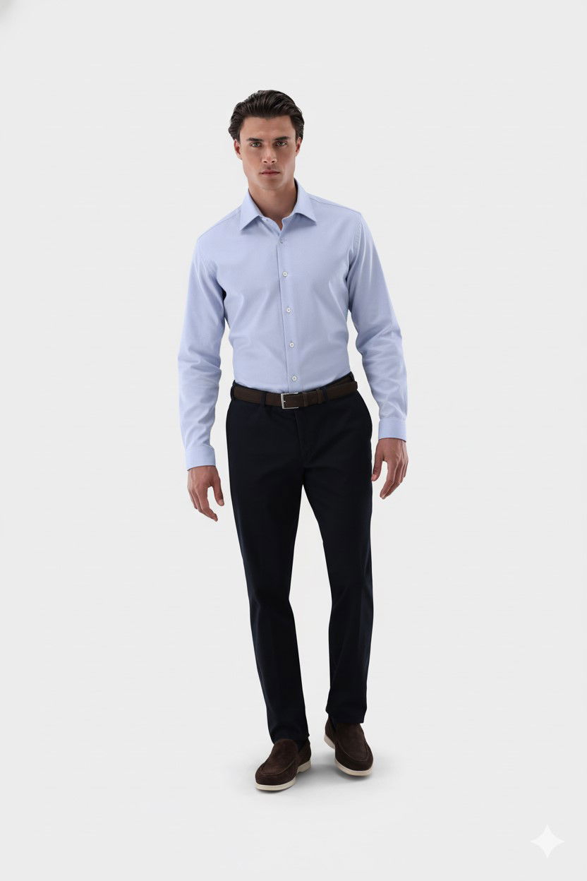 Flanellhemd mit lockerer Passform von van Laack