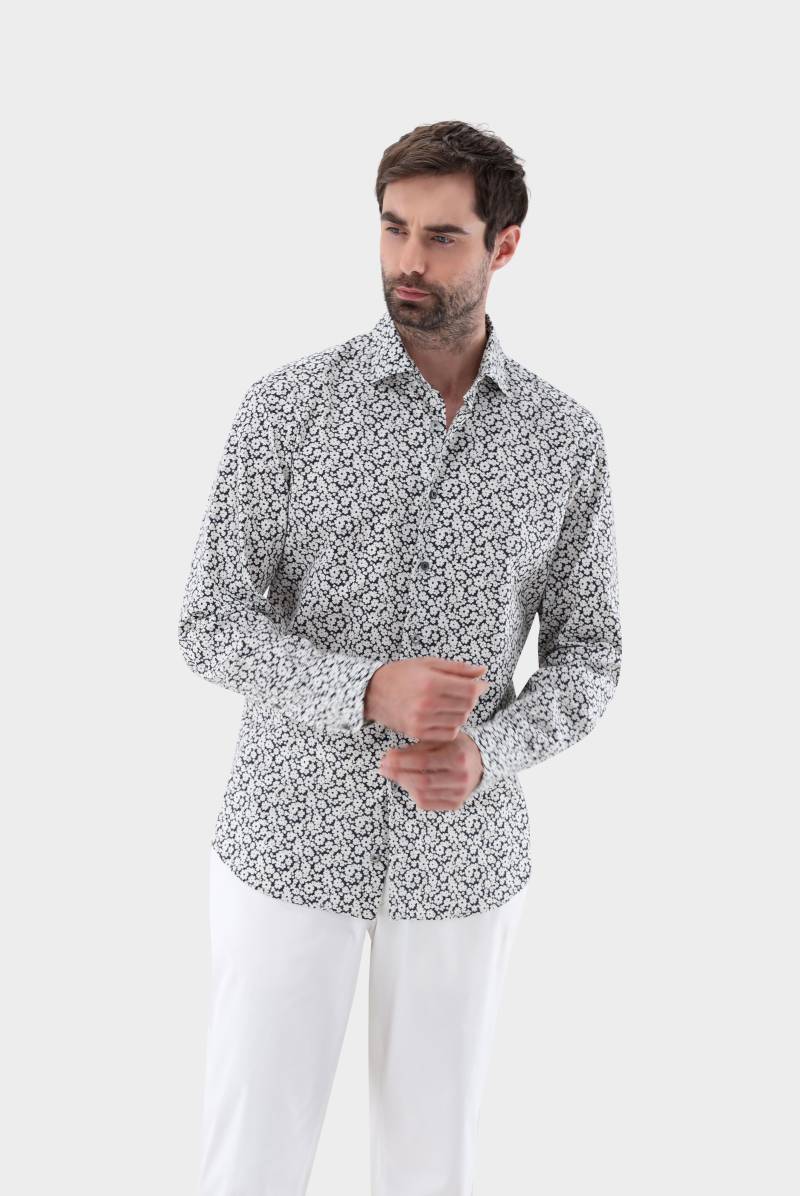 Hemd mit Blumenmuster Tailor Fit von van Laack