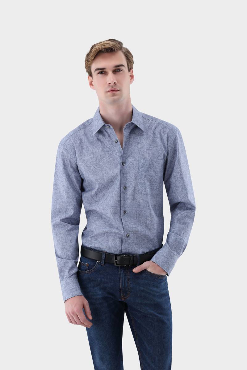 Hemd mit Paisly Druck Comfort Fit von van Laack