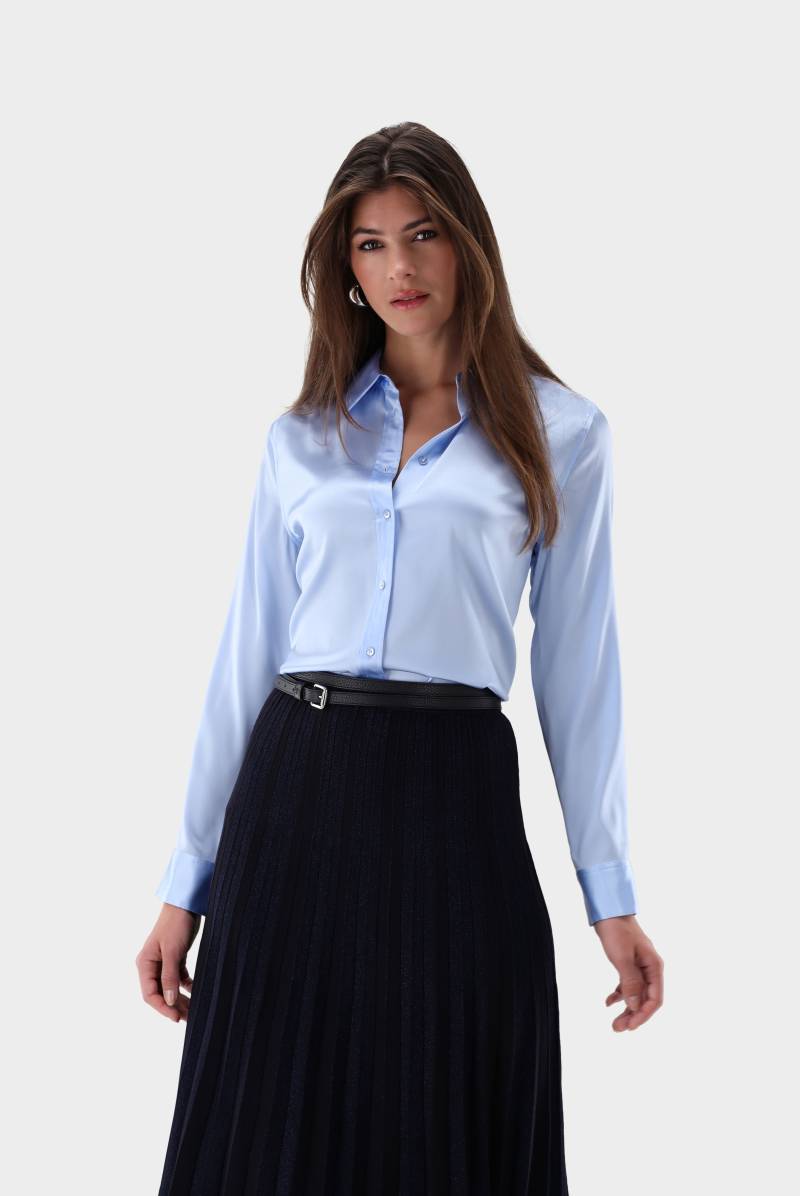 Hemdbluse aus Seide tailliert von van Laack