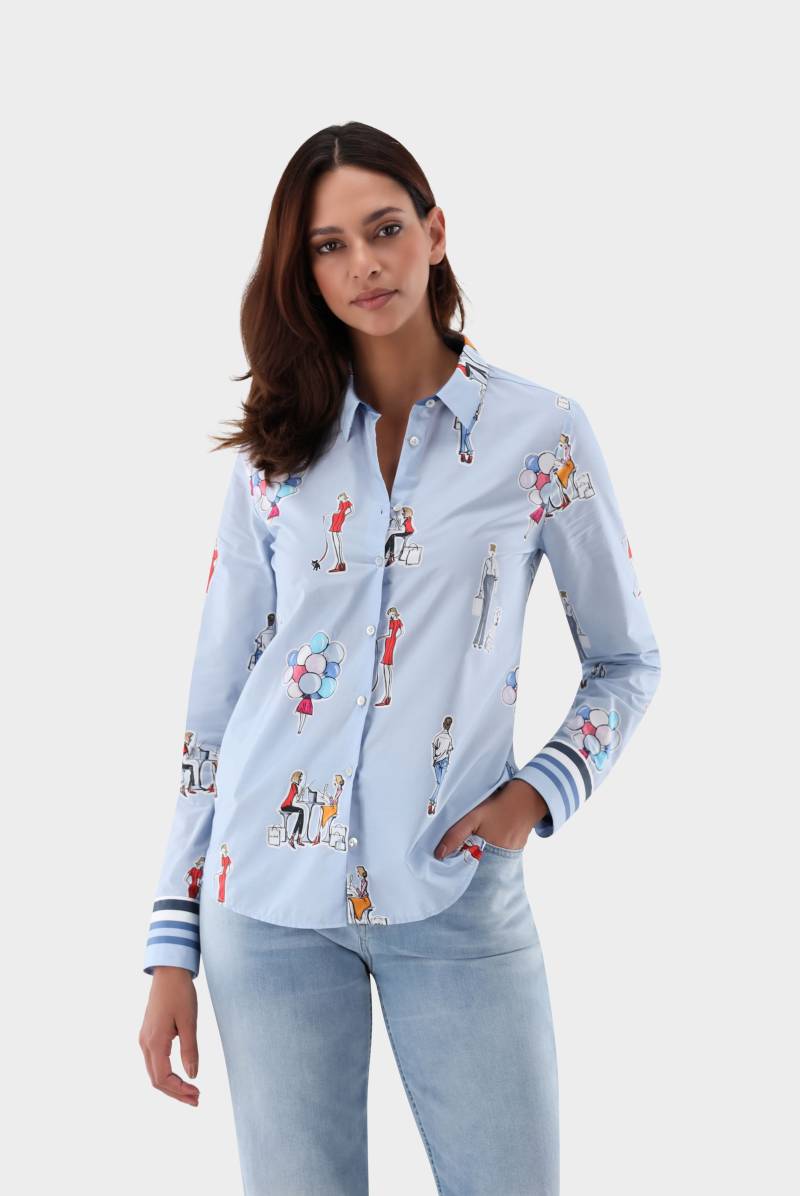 Hemdbluse mit Druck von van Laack