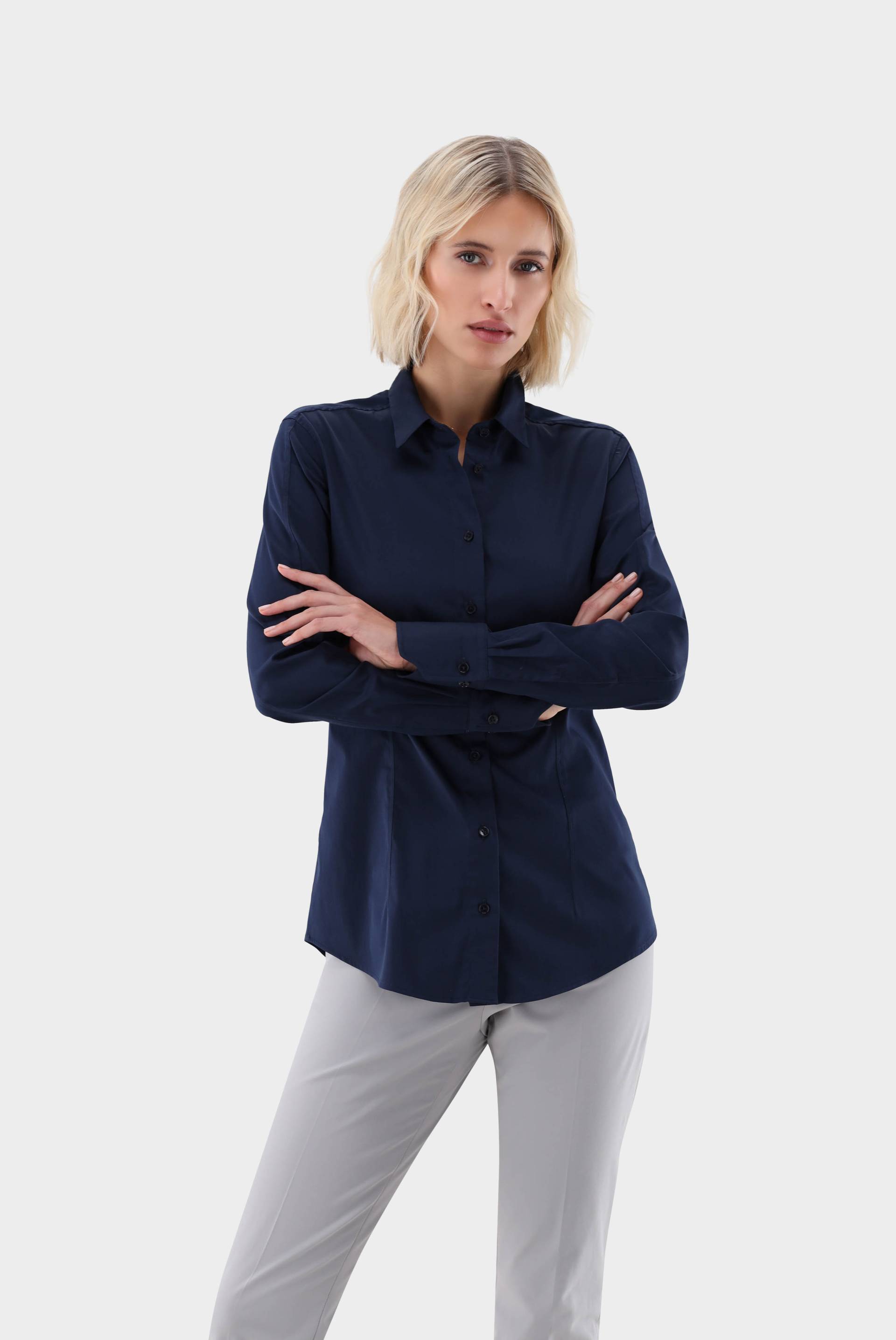 Hemdbluse mit Stretch Slim Fit von van Laack