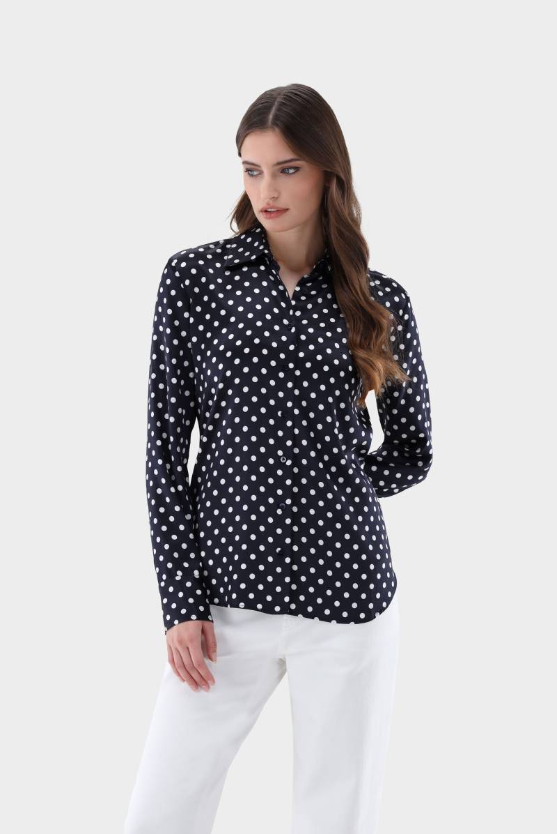 Hemdbluse mit Tupfen-Druck von van Laack