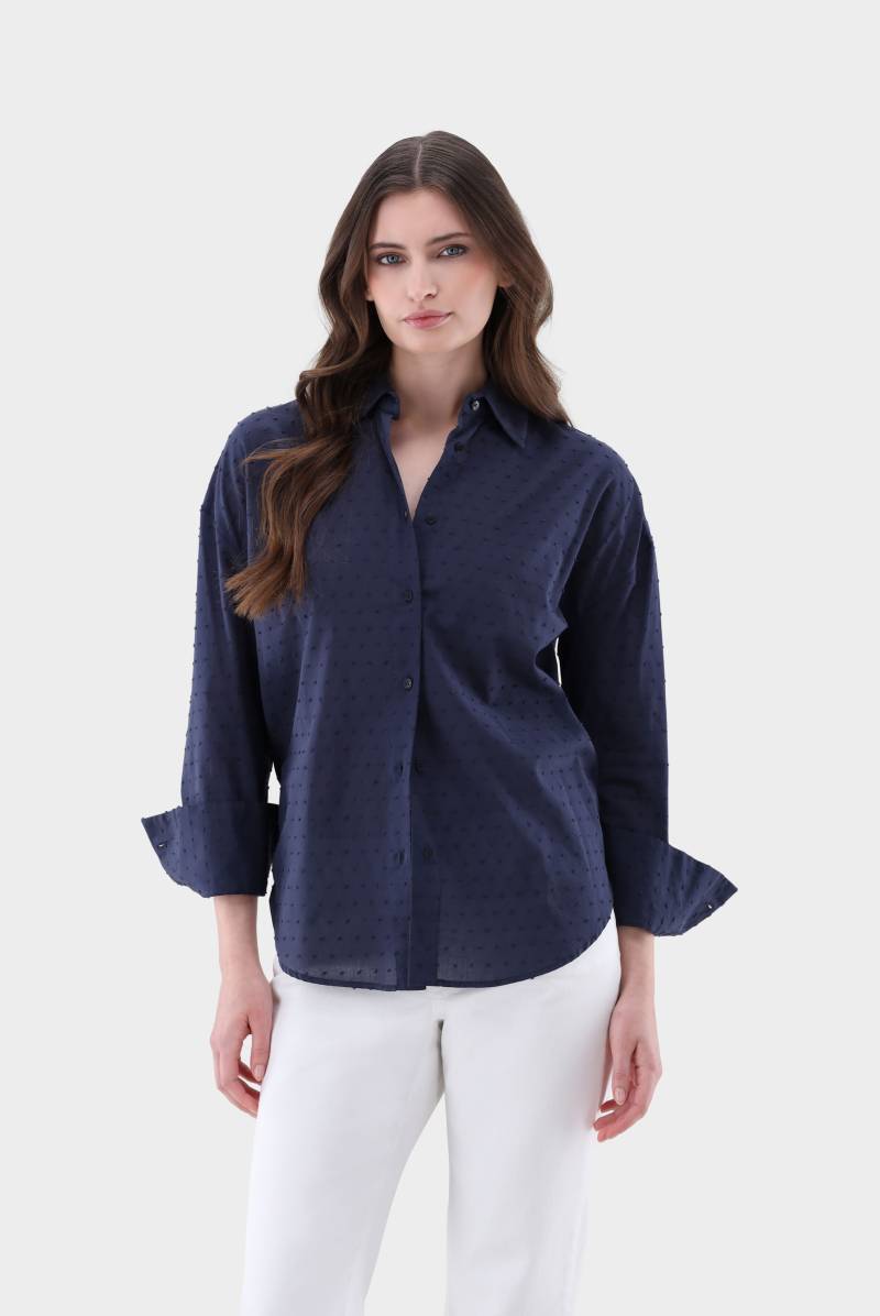 Hemdbluse mit überschnittenen Schultern von van Laack