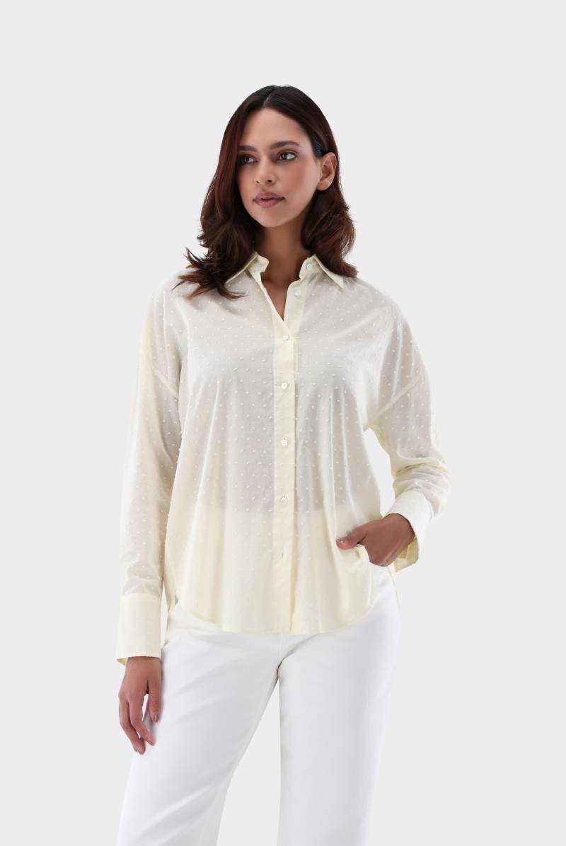 Hemdbluse mit überschnittenen Schultern von van Laack