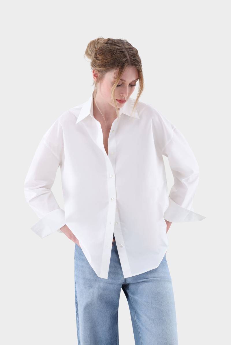 Hemdbluse mit überschnittenen Schultern von van Laack