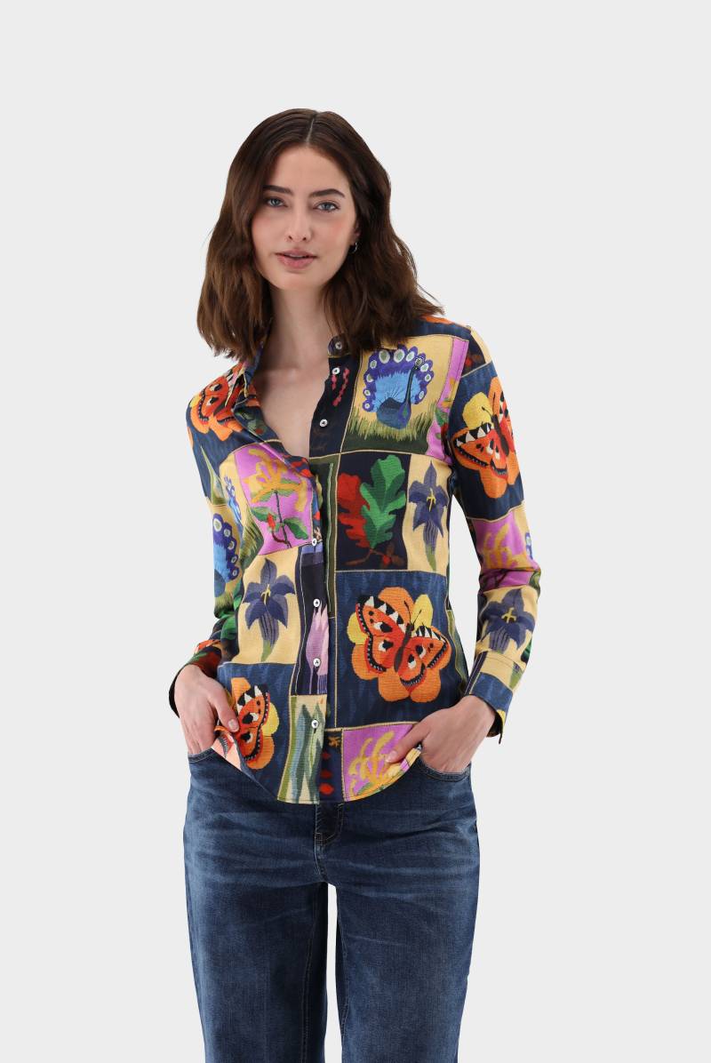 Hemdbluse tailliert mit Druck von van Laack