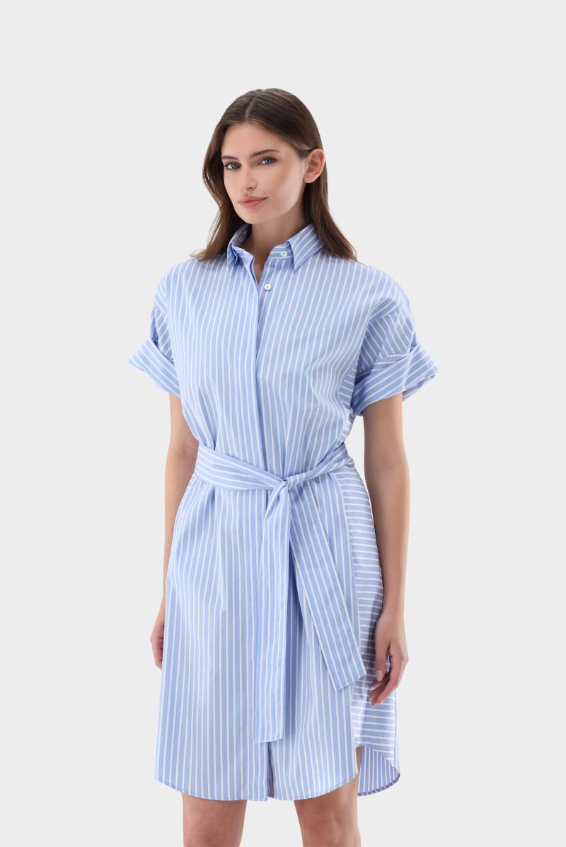 Hemdblusenkleid mit Bindegürtel von van Laack