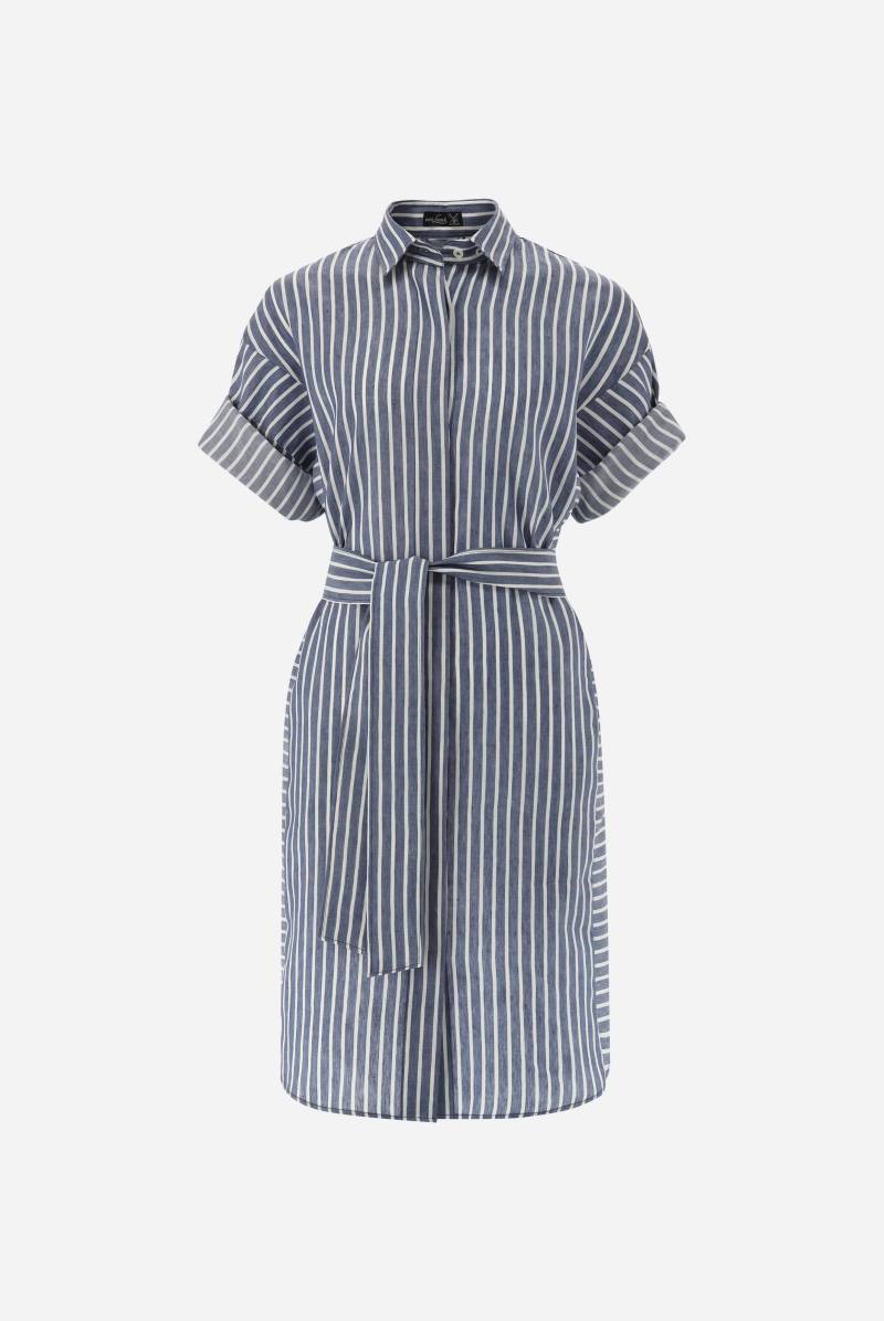 Hemdblusenkleid mit Bindegürtel von van Laack