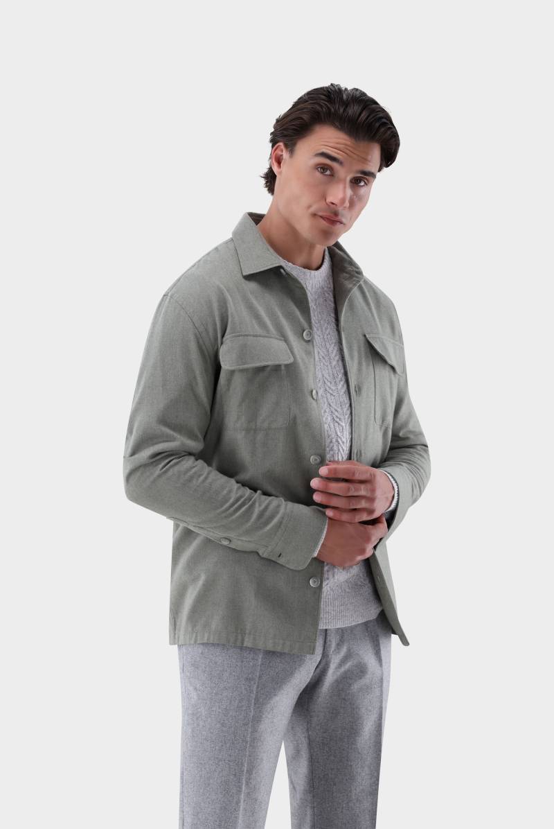 Hemdjacke unifarben mit Brusttaschen von van Laack
