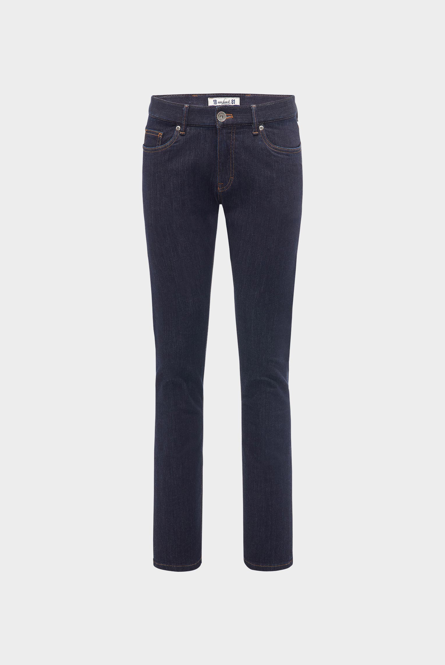 Hochwertige Herren Jeanshose aus Baumwollmischgewebe Slim Fit Dunkelblau Hochwertige Herren Jeanshose aus Baumwollmischgewebe Slim Fit Dunkelblau von van Laack