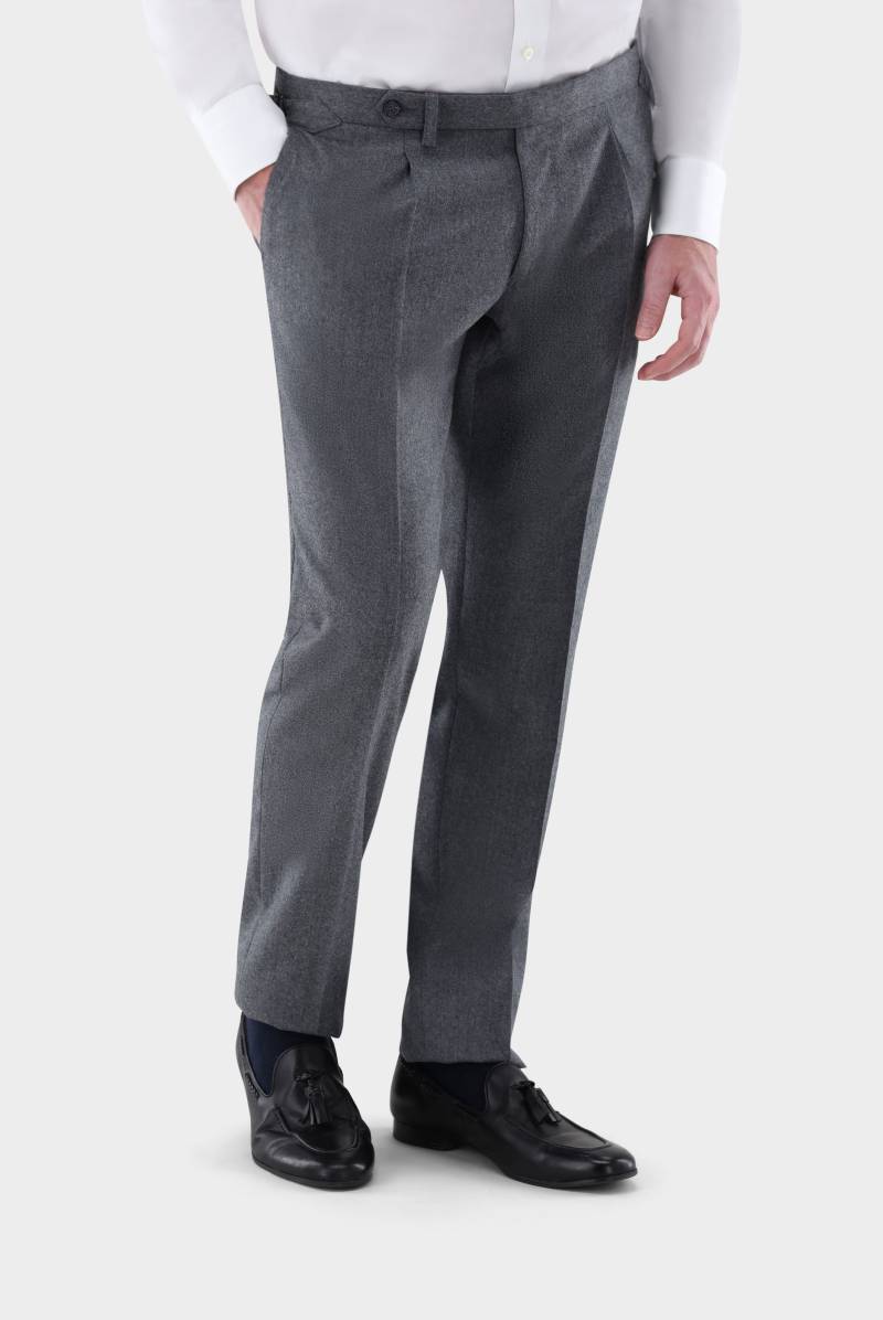 Hose aus Woll-Flanell mit Bundfalte von van Laack