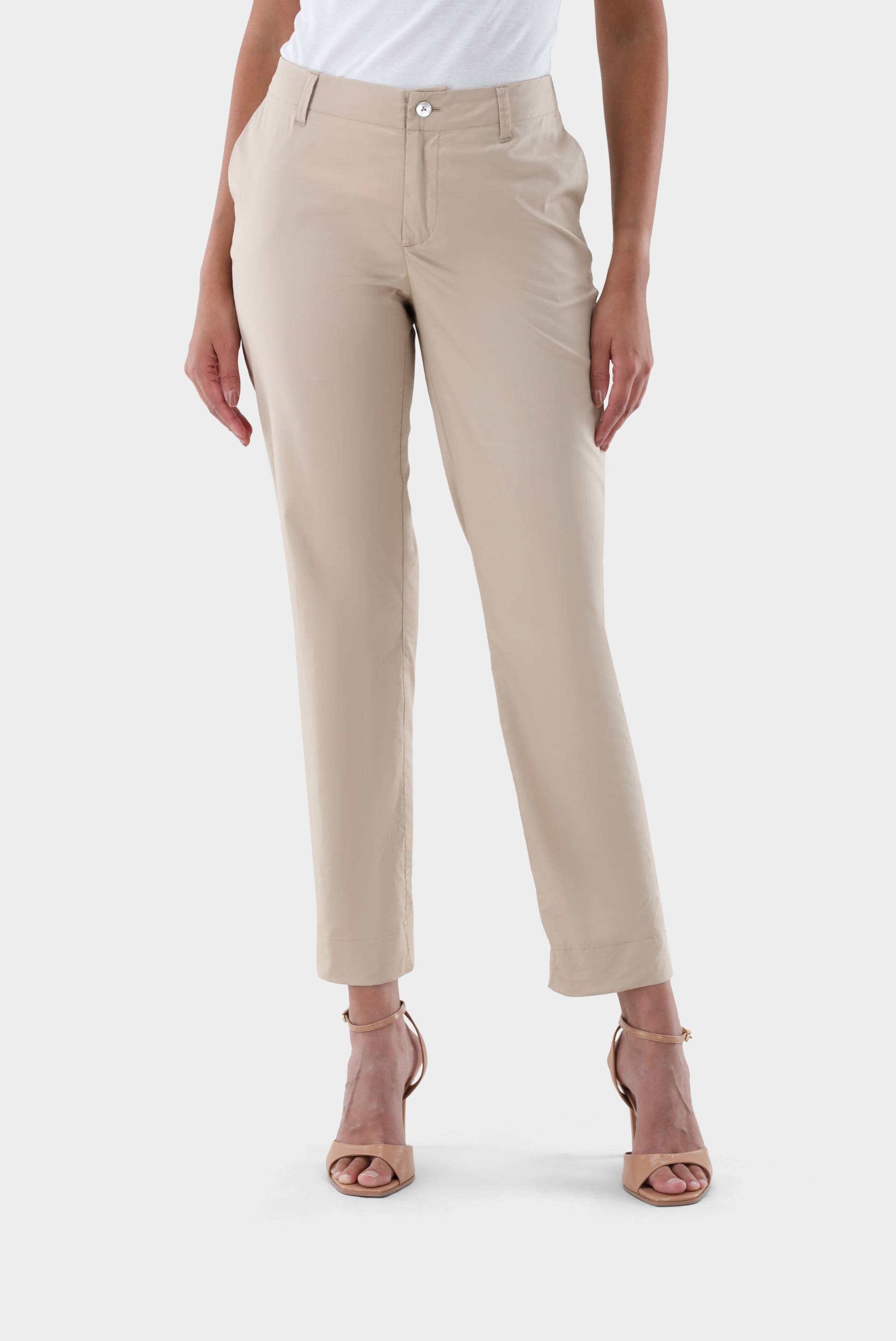 Hose mit mittelhohem Bund und Stretch von van Laack