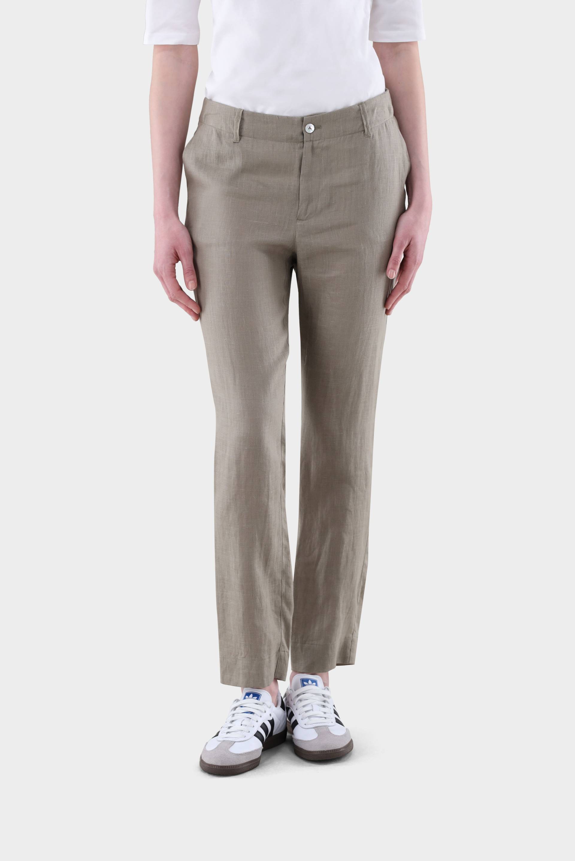 Hose mit mittelhohem Bund und Stretch von van Laack