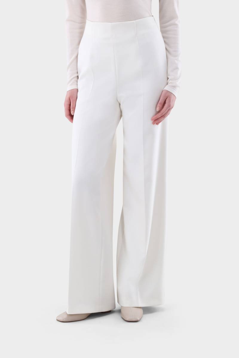 Hose mit weitem Bein und Bügelfalten von van Laack