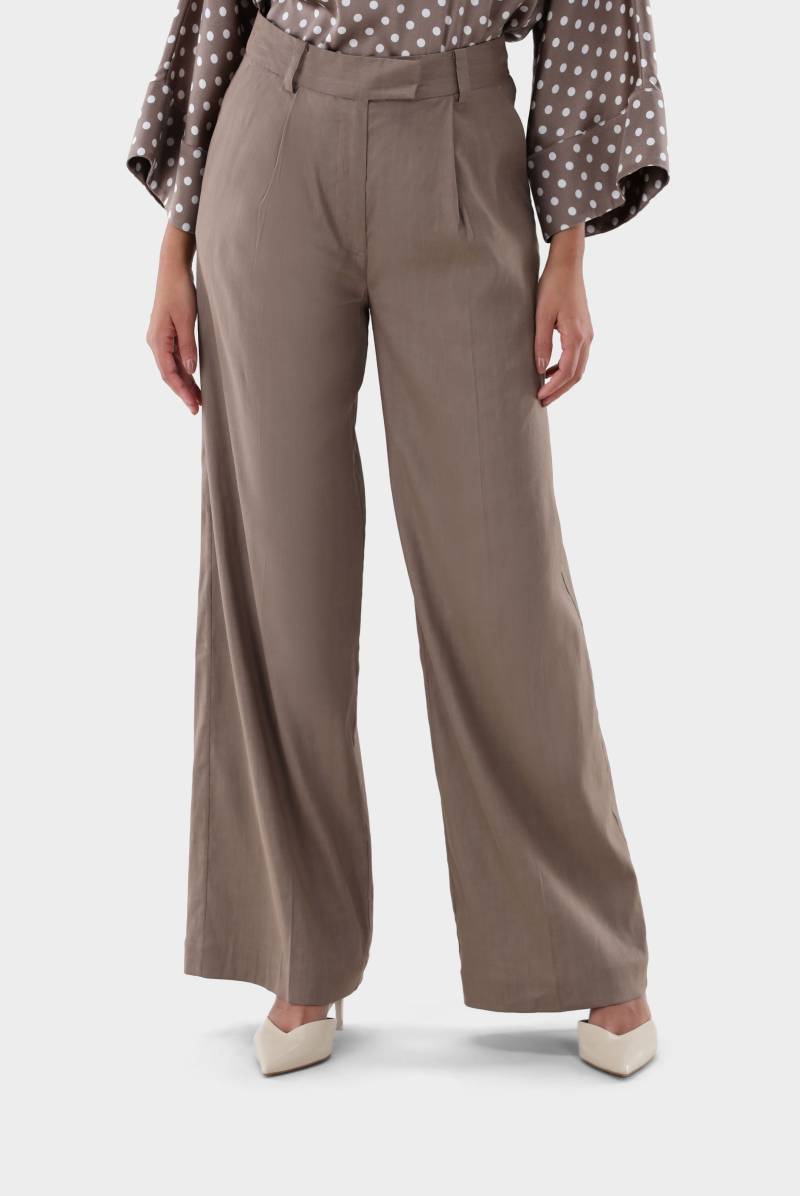 Hose mit weitem Bein und Falten Detail von van Laack