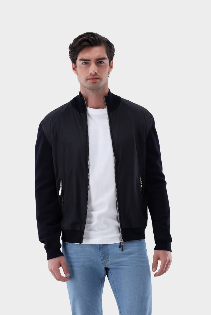 Hybrid-Strickjacke mit Baumwolle von van Laack