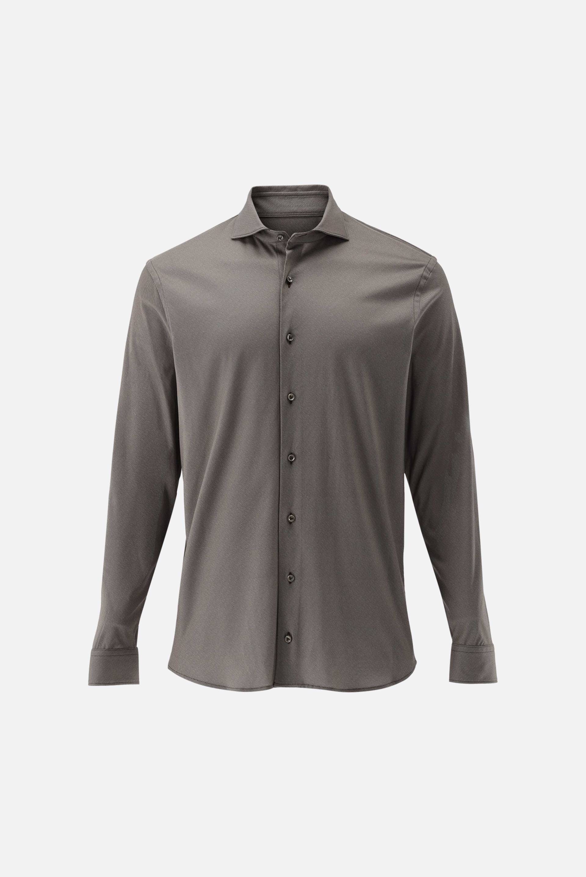 Jersey Hemd mit Twill Druck Tailor Fit von van Laack