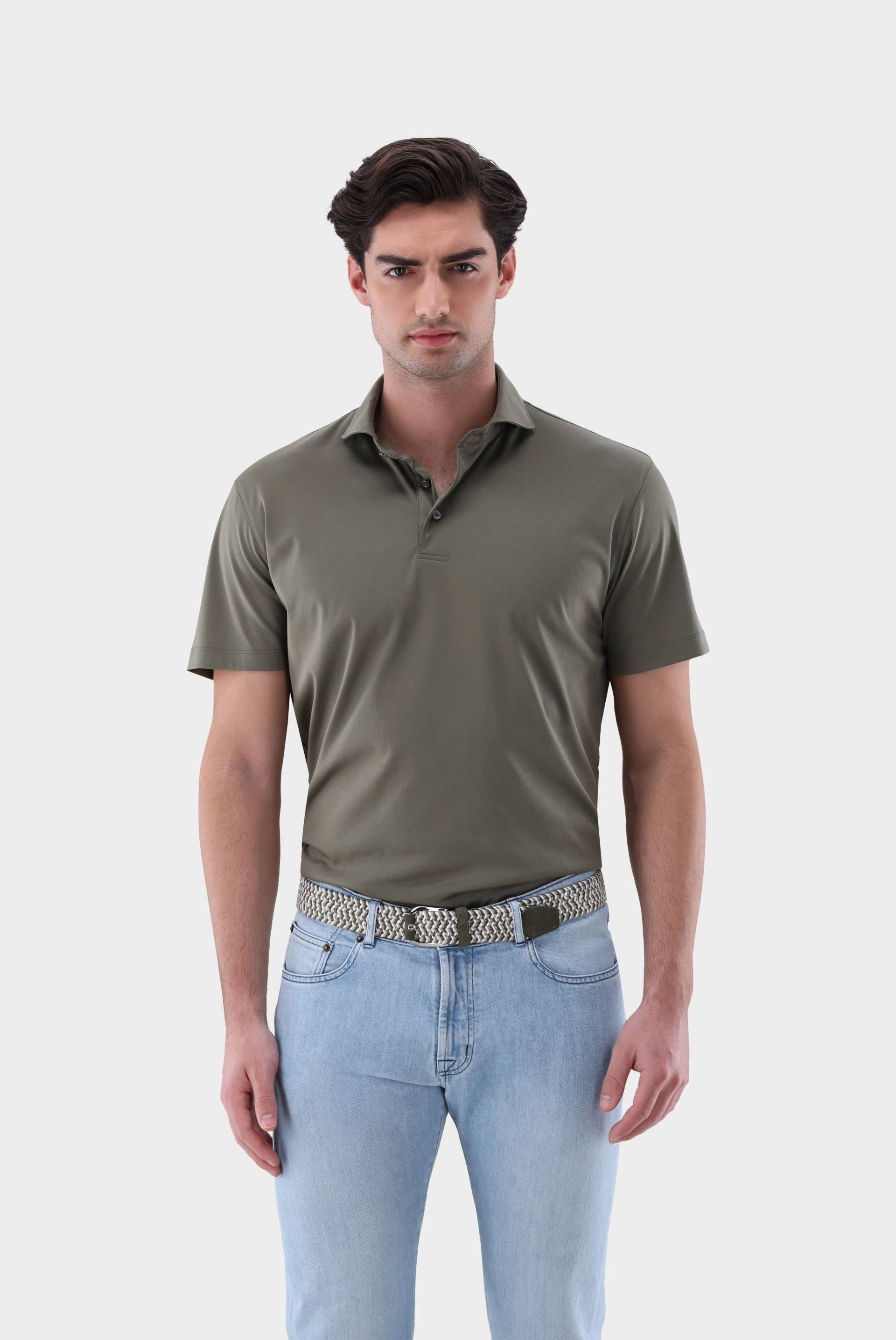 Jersey Poloshirt aus Schweizer Baumwolle Jersey Poloshirt aus Schweizer Baumwolle von van Laack