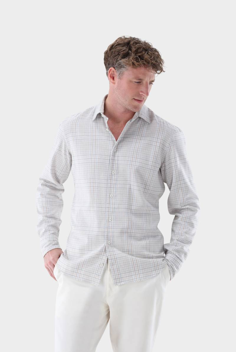 Kariertes Flanellhemd Tailor Fit von van Laack