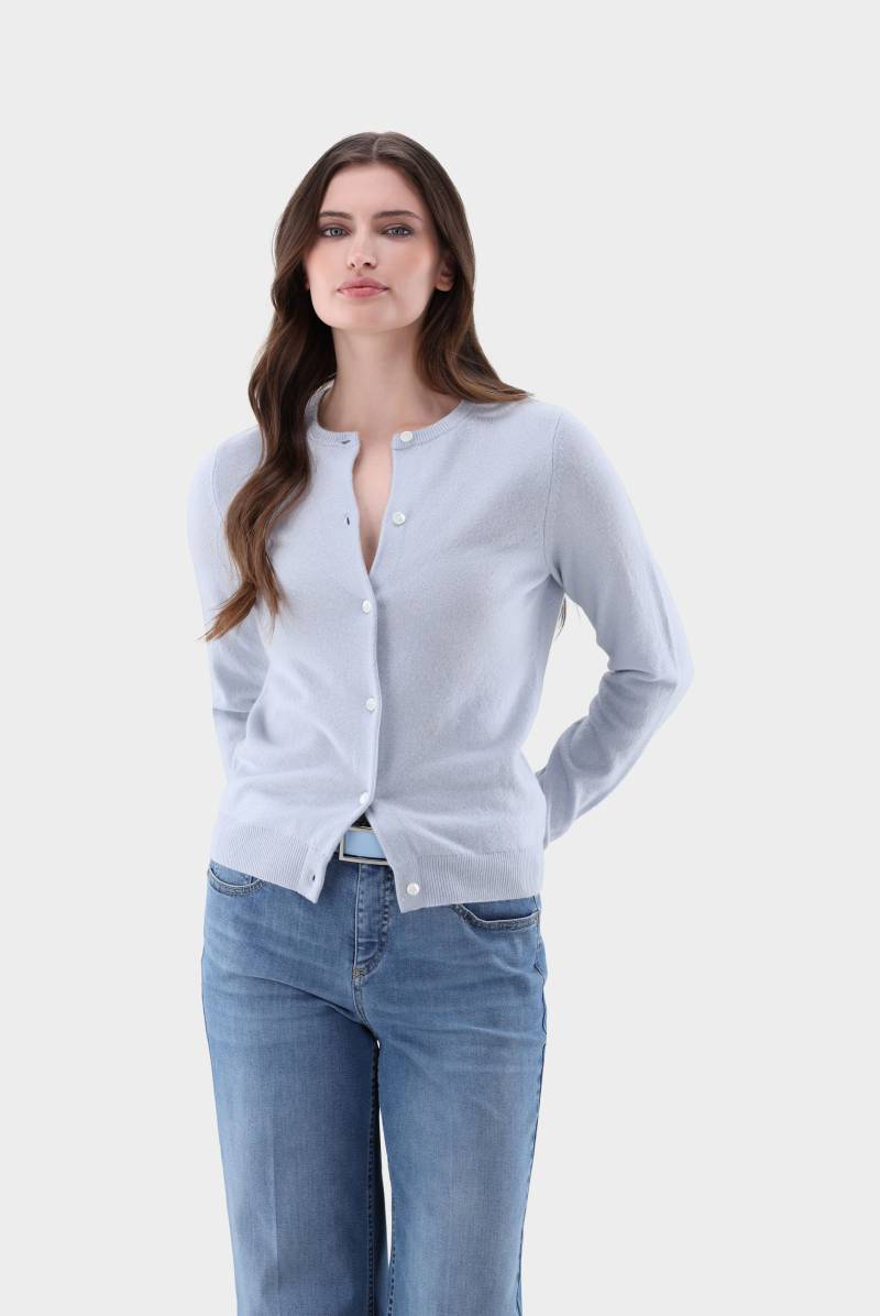 Kaschmir Strickjacke mit Rundhalsausschnitt von van Laack