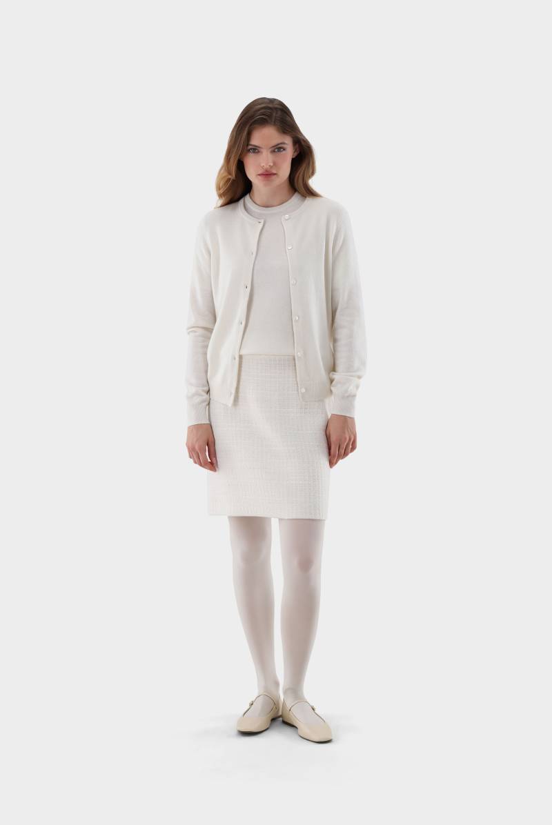 Kaschmir Strickjacke mit Rundhalsausschnitt von van Laack