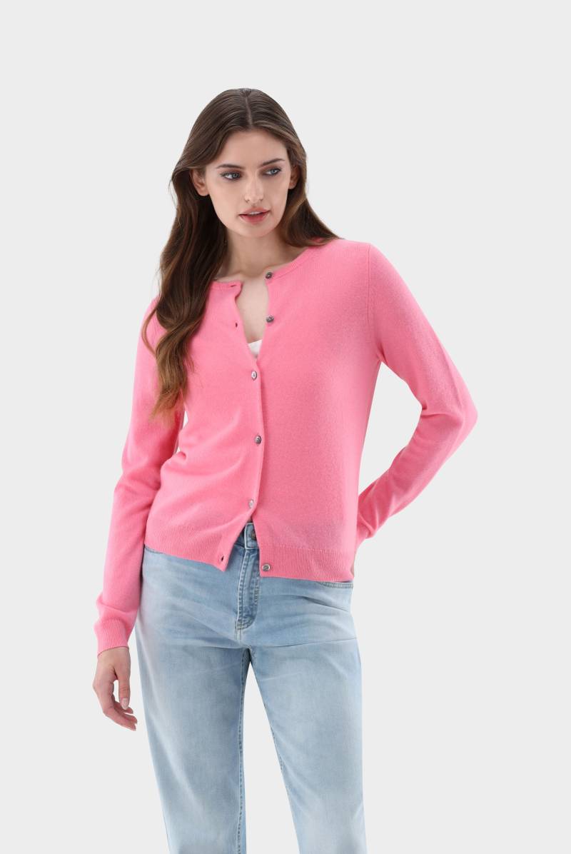 Kaschmir Strickjacke mit Rundhalsausschnitt von van Laack