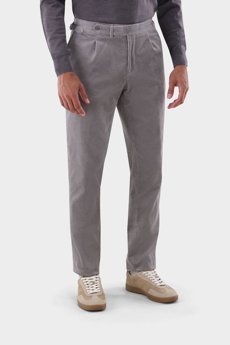 Kordhose mit Bundfalte Slim Fit von van Laack