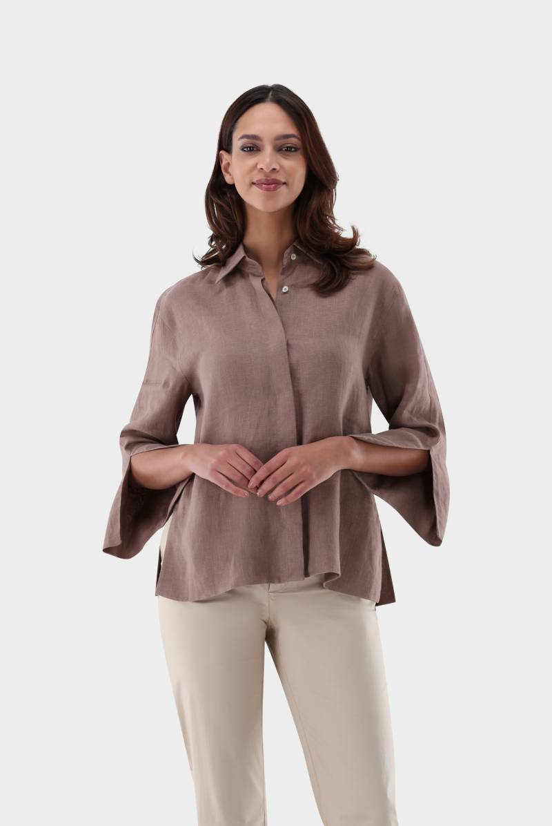 Leinenbluse mit Seitenschlitzen Boxy Fit von van Laack