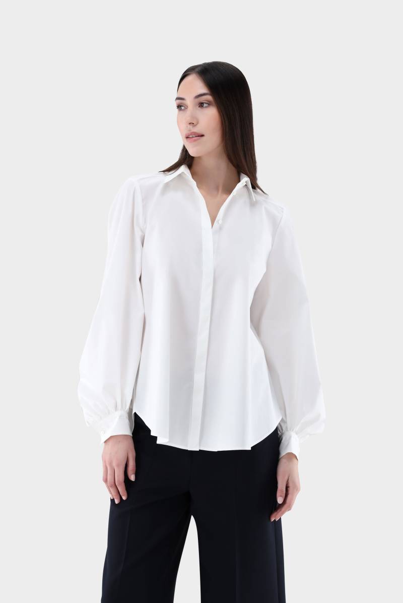 Bluse mit Ballonärmeln und lockerer Passform von van Laack