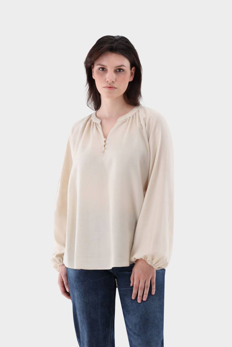 Lockere Bluse mit Stehkragen Lockere Bluse mit Stehkragen von van Laack