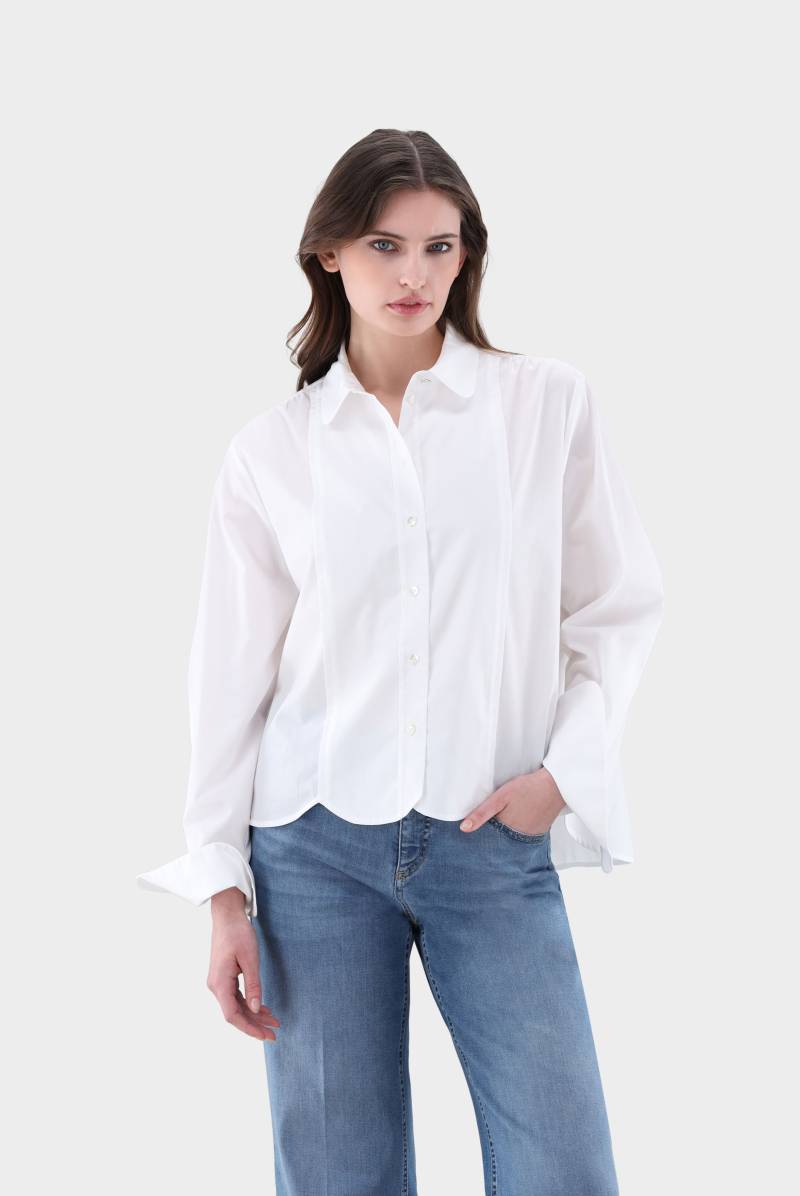 Bluse gecropped und mit lockerer Passform von van Laack