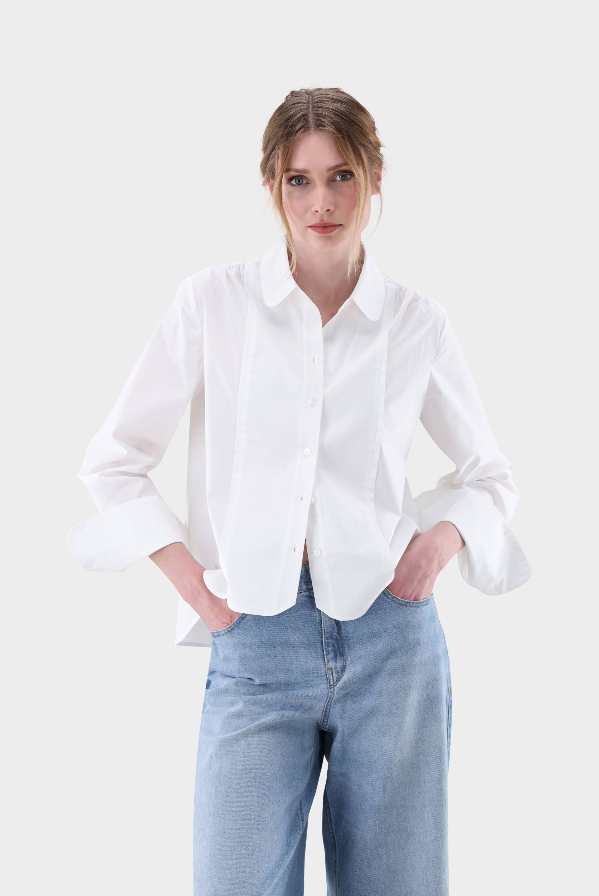Lockere Cropped Bluse Lockere Cropped Bluse von van Laack