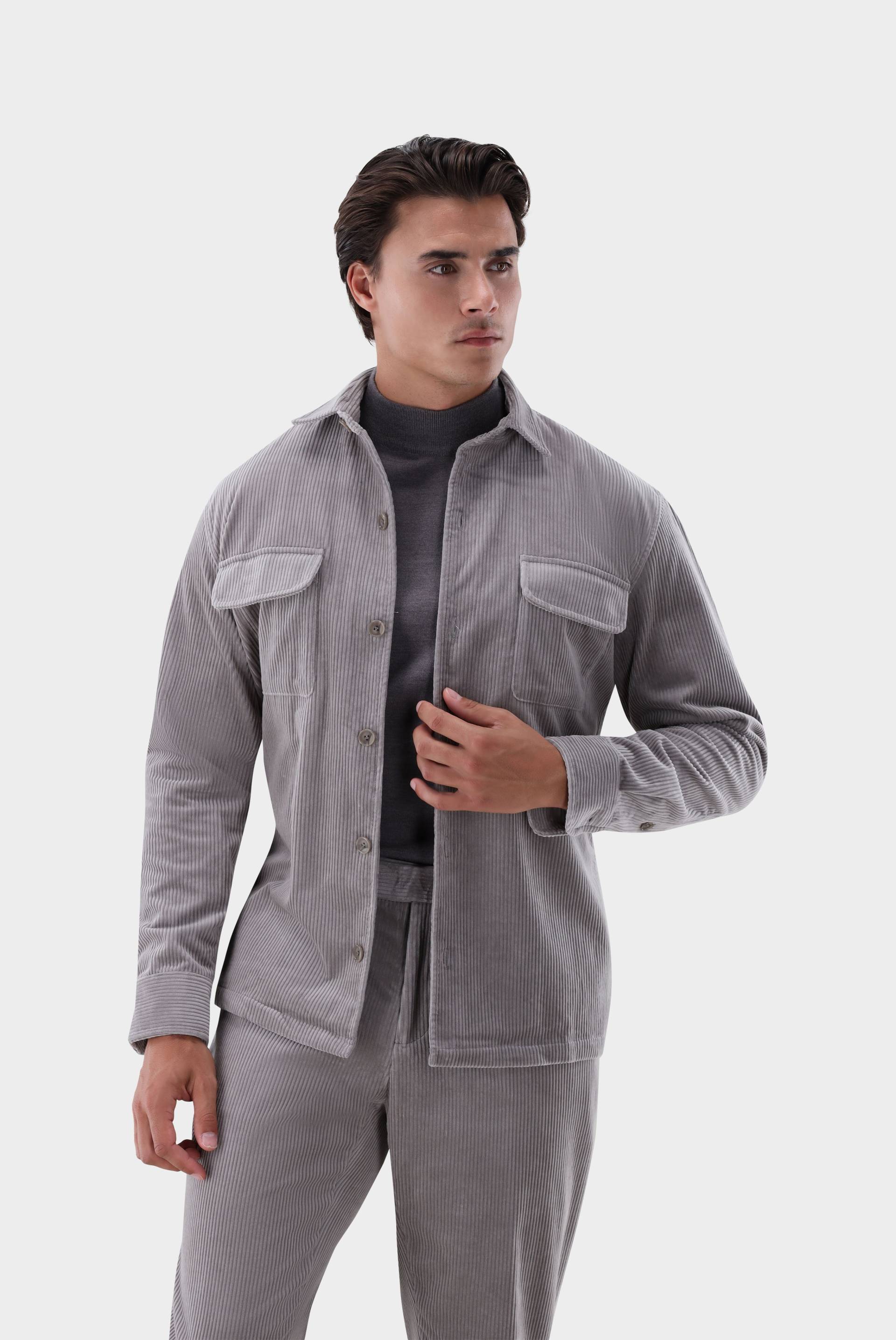 Overshirt aus weichem Breitcord von van Laack